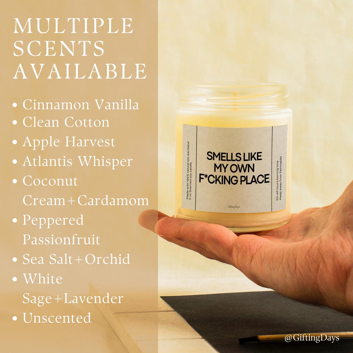 Personalized Candle for New Home Owner Housewarming Gift Funny New House Gift Housewarming Closing Gift Housewarming Candle Gift for Him Her