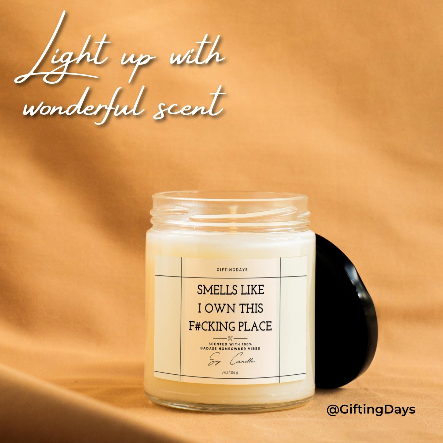Personalized Soy Wax Candle for New Home Owners Housewarming Gift Funny New House Gift Housewarming Closing Gift Housewarming Candle