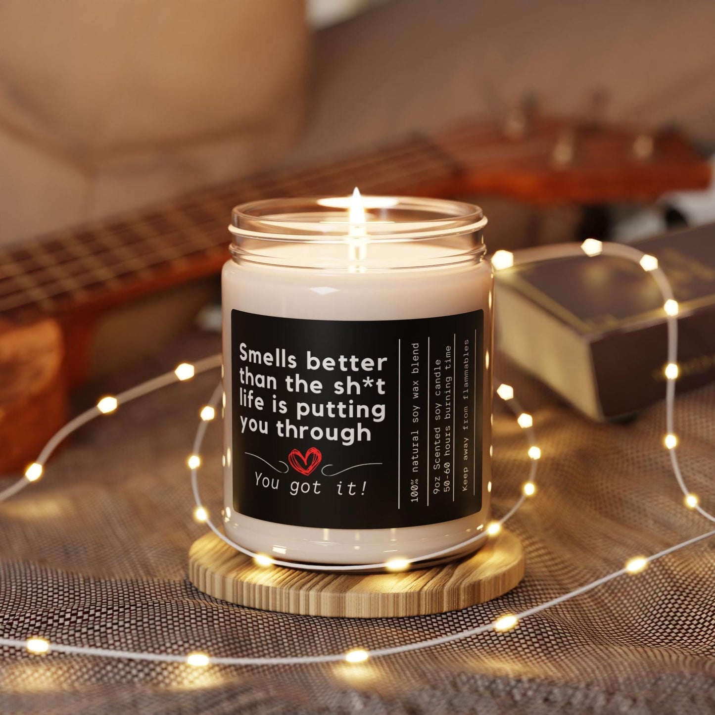 Encouragement Gifted Motivational Candle Gifted Candle Inspiration Tough Times Gift Soy Wax Candle Motivator Gift Encouragement