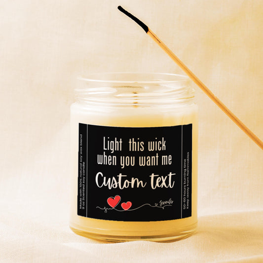 Birthday Gift for Boyfriend Anniversary Gift for Husband Candle Gift Funny Gag Gift for Him Scented Soy Candle Gifted Candle for Birthday