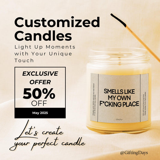 Personalized Candle for New Home Owner Housewarming Gift Funny New House Gift Housewarming Closing Gift Housewarming Candle Gift for Him Her