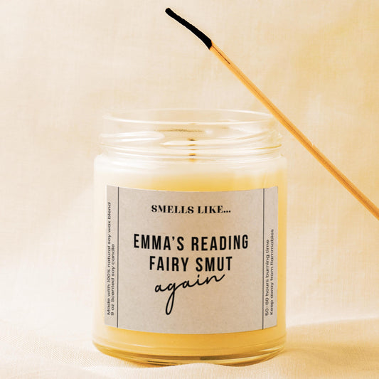 Funny Candle Gift for Readers Gifted Candle Funny Personalized Gift for Her Book Lover Girlfriend Candle Gift for Birthday