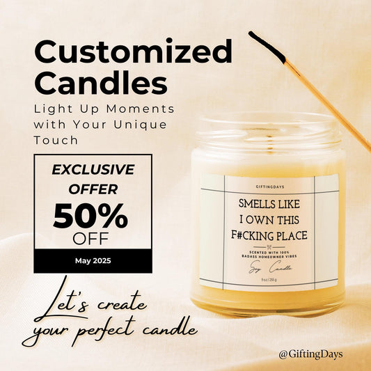 Personalized Soy Wax Candle for New Home Owners Housewarming Gift Funny New House Gift Housewarming Closing Gift Housewarming Candle